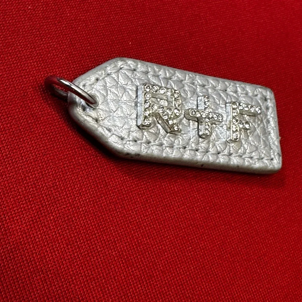 Rodan & Fields Silver Bag Charm With‎ Crystal Embellishments